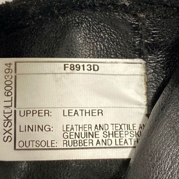 UGG Fabrizia Studded Distressed Black Suede Moto Boots 1003235 Sz 8 - Picture 10 of 13